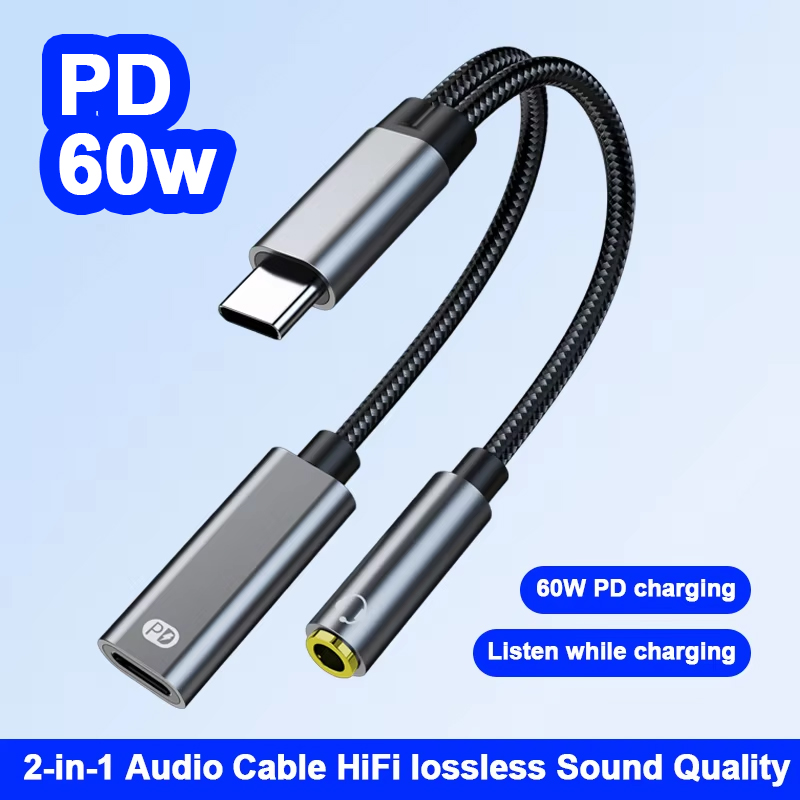 타입 C 남성-3.5MM 잭 오디오 케이블 듀얼 여성 - Audio And Music Splitter 리뷰 및 가격