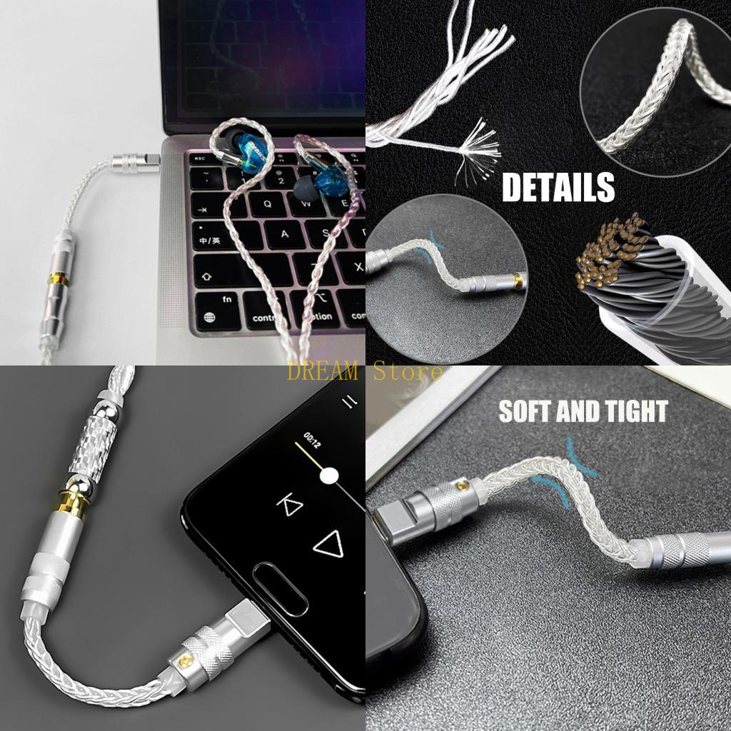 USB C 사운드 케이블, 이어폰 및 통화용 11cm  - Audio Music Store 리뷰 및 가격