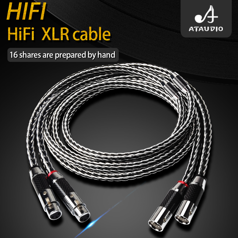 HIFI용 2XLR 남성-여성 케이블 3핀 카본 파이버 - Cable Xlr Balanced 리뷰 및 가격