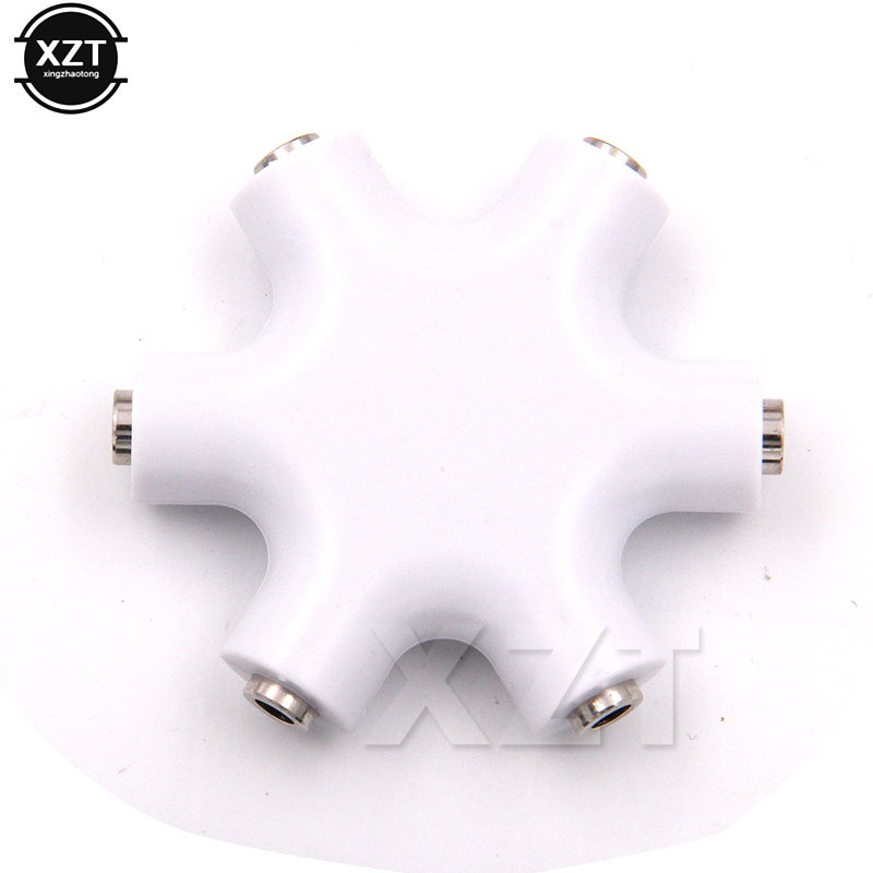 3.5mm 잭 이어폰 오디오 분배기 1 남성 6 여성  - Audio And Music Splitter 리뷰 및 가격