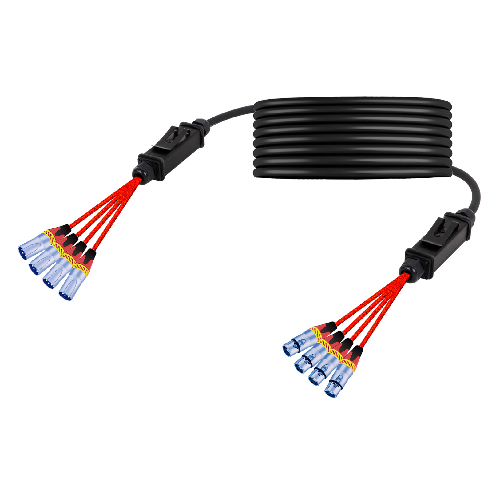 4 채널 전문 멀티미디어 3핀 XLR 남성-여성 전송  - Cable Xlr Balanced 리뷰 및 가격