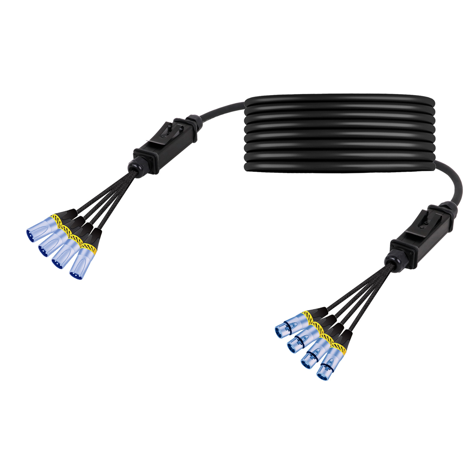 4 채널 전문 멀티미디어 3핀 XLR 남성-여성 전송  - Cable Xlr Balanced 리뷰 및 가격