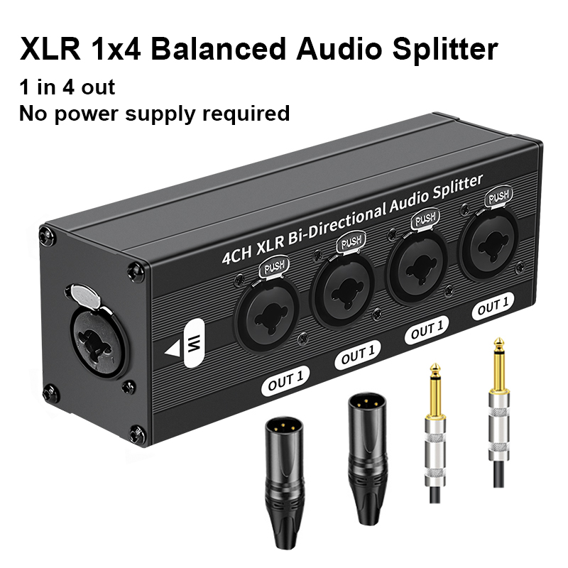 6.35mm 인터페이스 1X4 XLR 밸런스드 오디오  - Cable Xlr Balanced 리뷰 및 가격