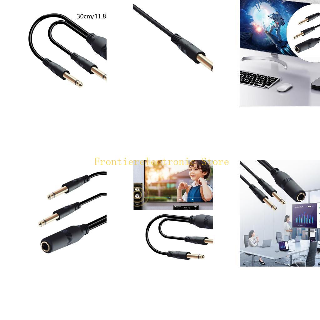 G8DB 2x 1/4인치 6.35mm ~ 6.35mm  - Audio And Music Splitter 리뷰 및 가격