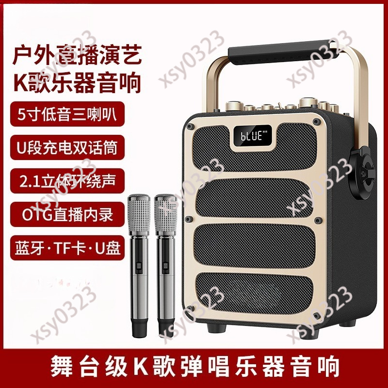고출력 휴대용 블루투스 스피커 야외 K송 라이브 음악  - Music Song Audio 리뷰 및 가격