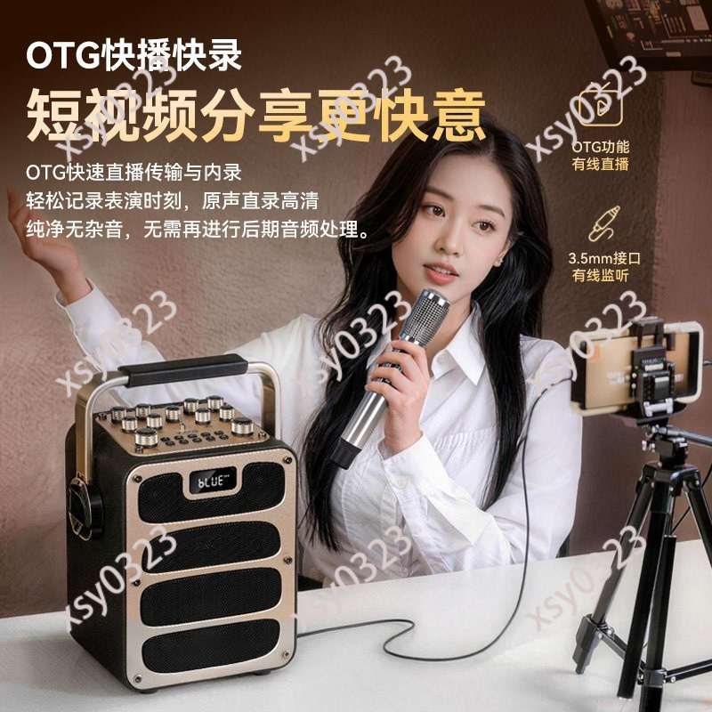 고출력 휴대용 블루투스 스피커 야외 K송 라이브 음악  - Music Song Audio 리뷰 및 가격