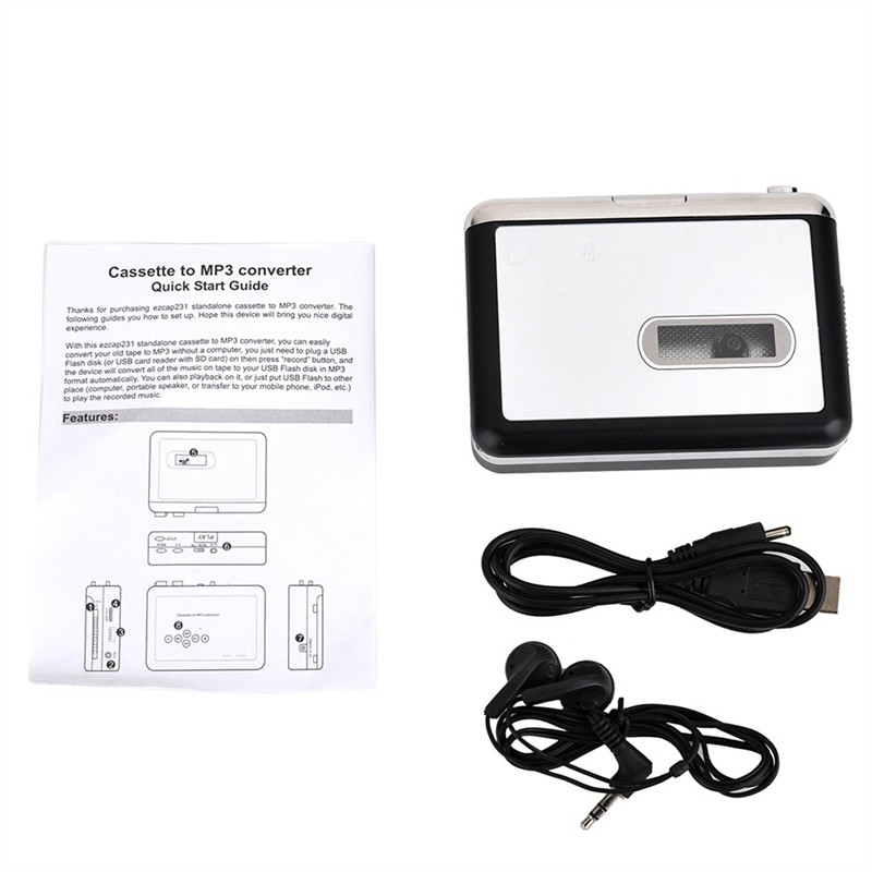 Ezcap 231 USB 카세트 테이프 음악 오디오 플 - Audio Music File 리뷰 및 가격