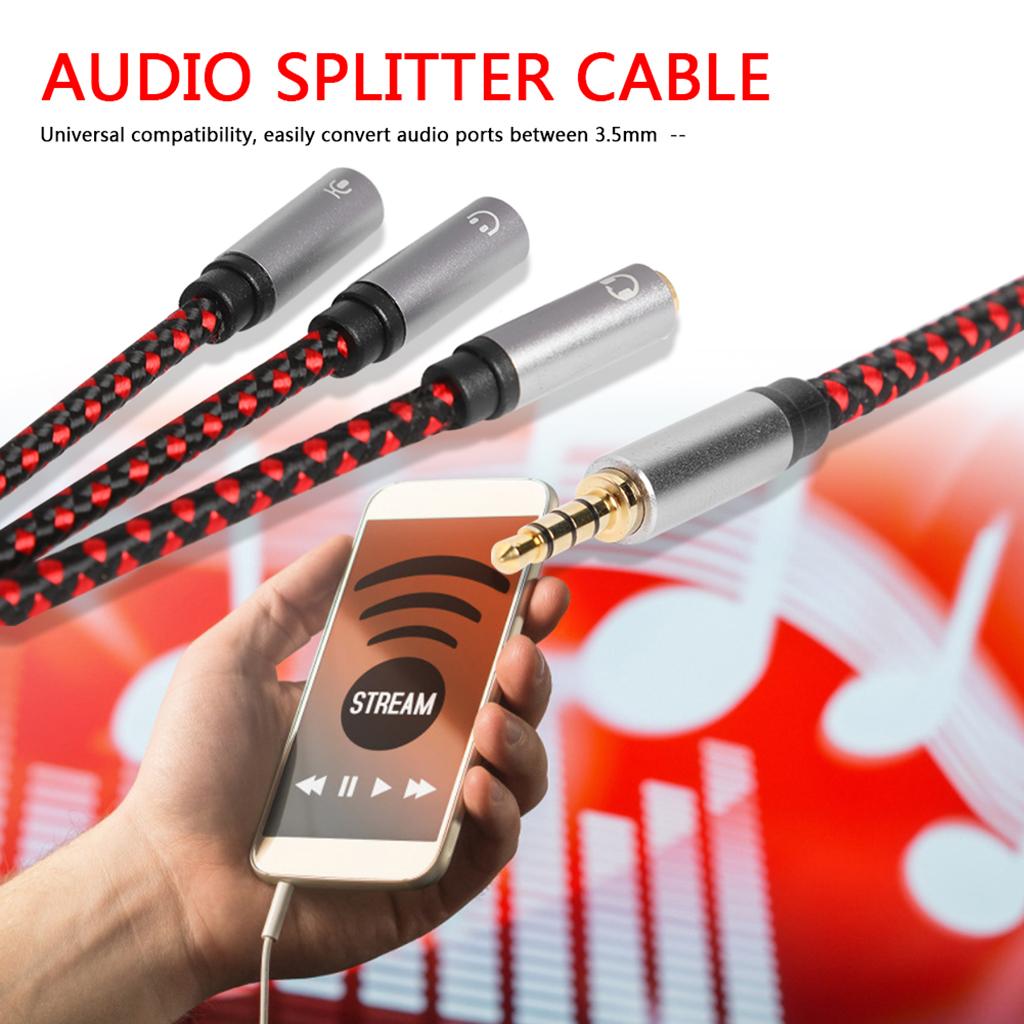 Aux 스플리터 3.5mm 오디오 케이블 고음질 헤드폰 - Audio And Music Splitter 리뷰 및 가격