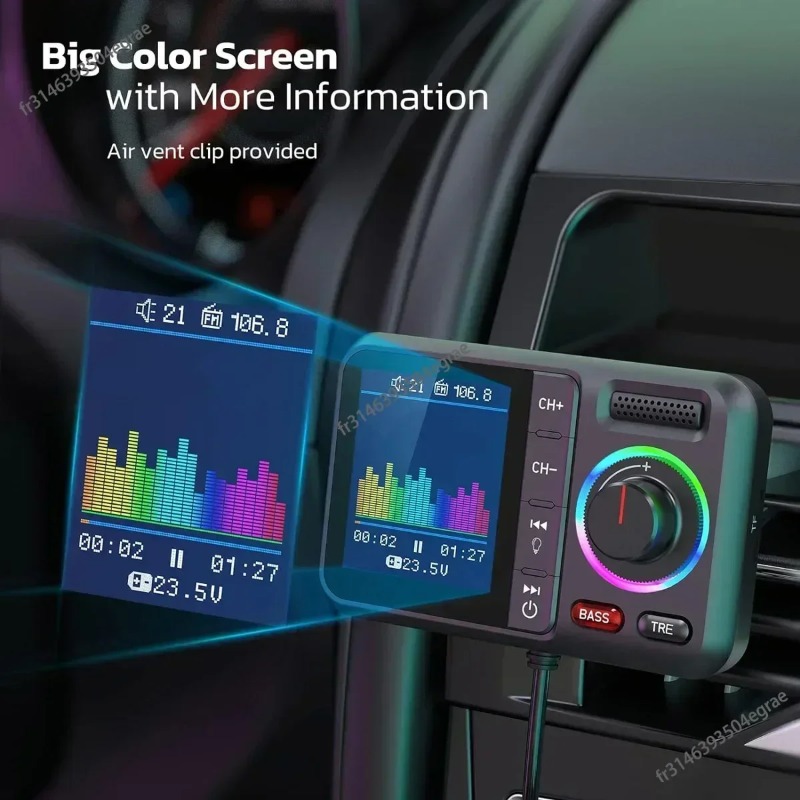 차량용 무선 오디오 어댑터, 일상 통근용 QC3.0 A - Audio Music Track 리뷰 및 가격