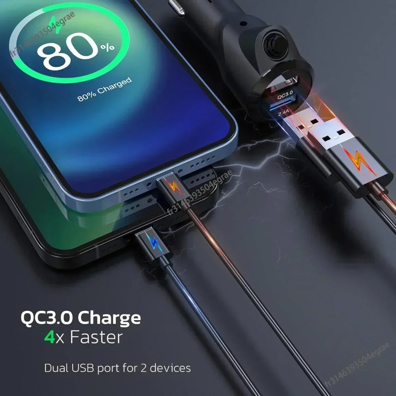 차량용 무선 오디오 어댑터, 일상 통근용 QC3.0 A - Audio Music Track 리뷰 및 가격
