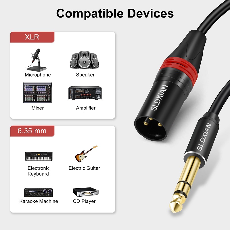 Lungfish 6.35mm 잭 - XLR 케이블, 쿼 - Cable Xlr Balanced 리뷰 및 가격