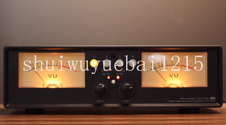 VU2 음악 레벨 미터 아날로그 VU 미터, 4입력 1 - Audio And Music Splitter 리뷰 및 가격