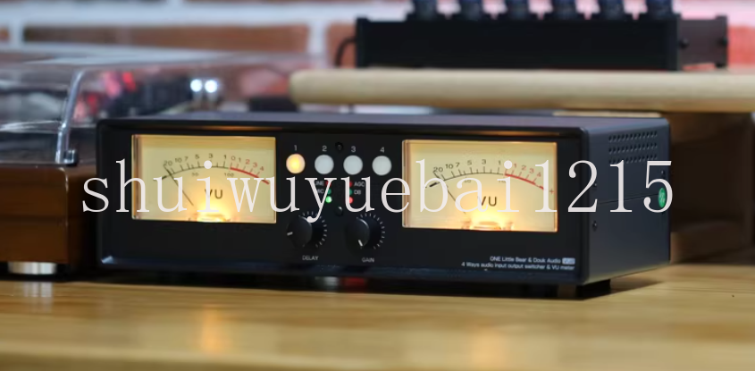 VU2 음악 레벨 미터 아날로그 VU 미터, 4입력 1 - Audio And Music Splitter 리뷰 및 가격