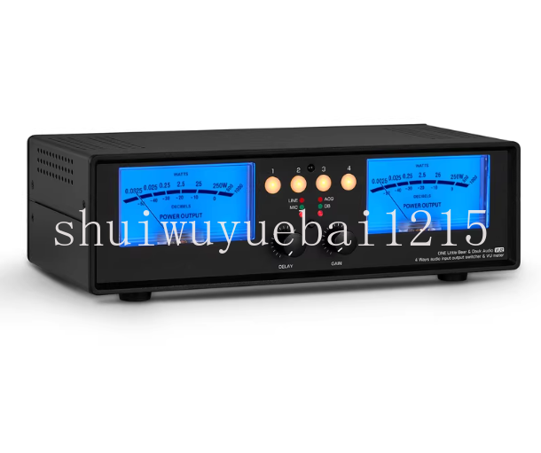 VU2 음악 레벨 미터 아날로그 VU 미터, 4입력 1 - Audio And Music Splitter 리뷰 및 가격